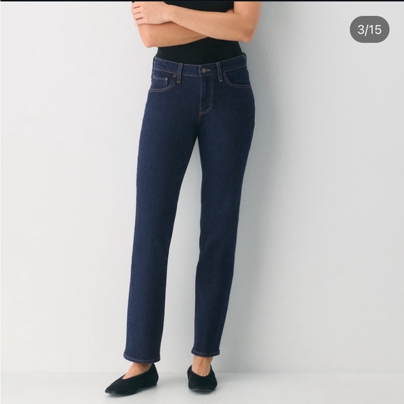 Aritzia❣️Denim Forum Tilda Curve-fit straight jeans - Picture 3 of 13